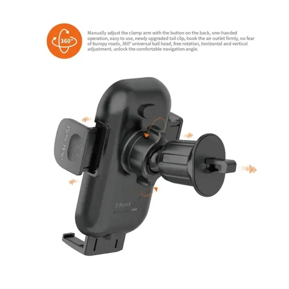 Miniatura 2 de Holder Cargador Vehicular Carga Inalambr